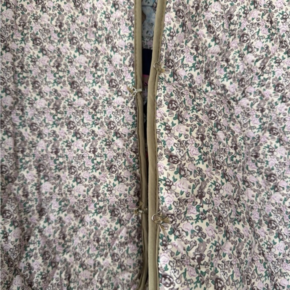 Quilted Floral Patchwork Reversible Jacket/Vest - Pink & Navy - Picture 6 of 6